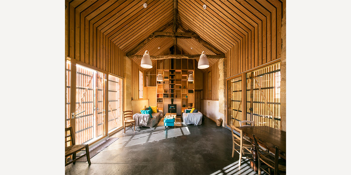 Granges Périgourdines réhabilitées en gîte - CoCo architectureCoCo architecture-8