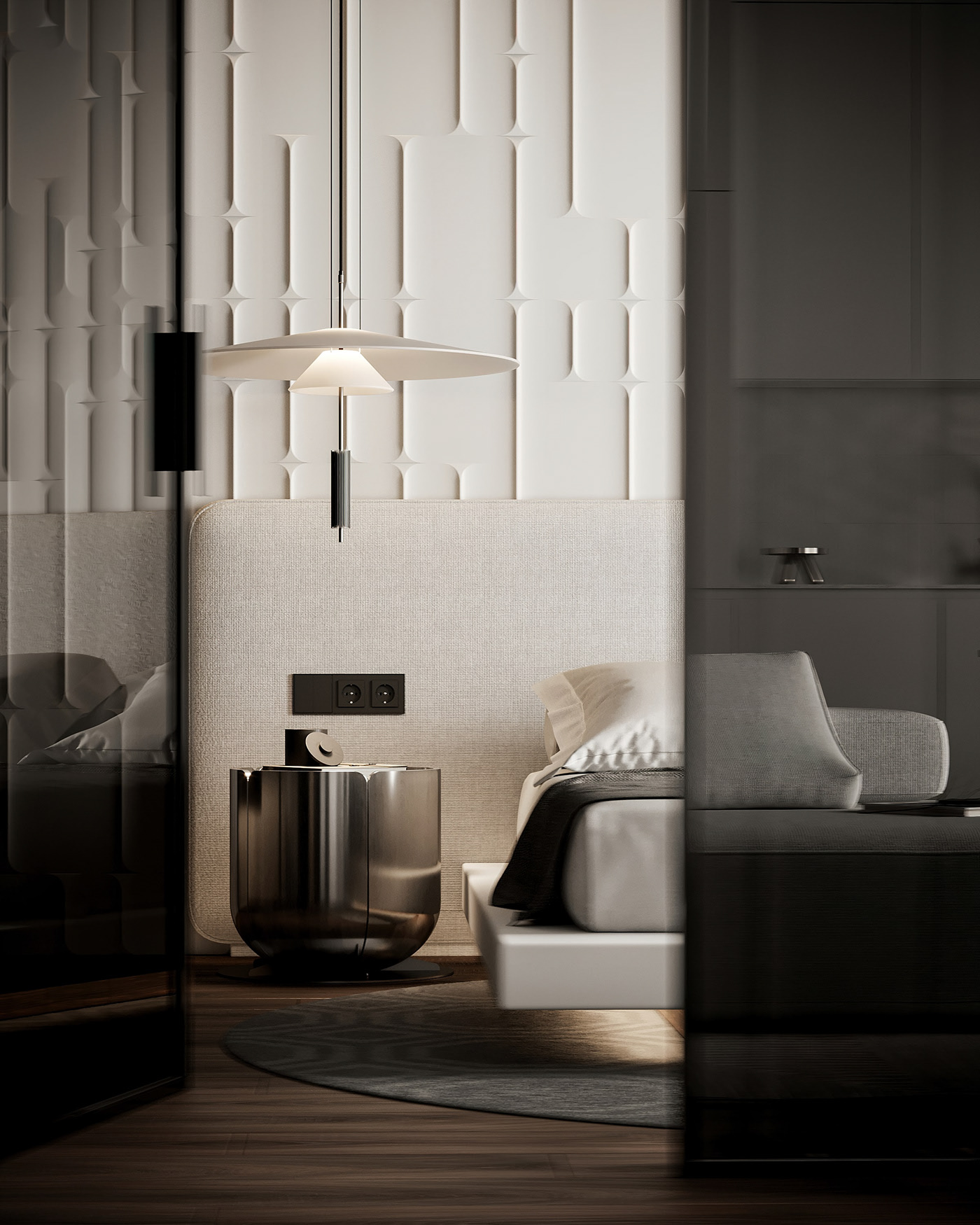 纯净黑白，简约空间设计！-10