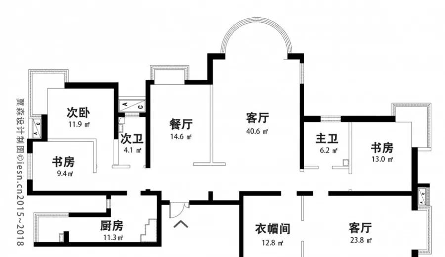 浐灞半岛精致简约家居，设计师翼森的空间魔法-4