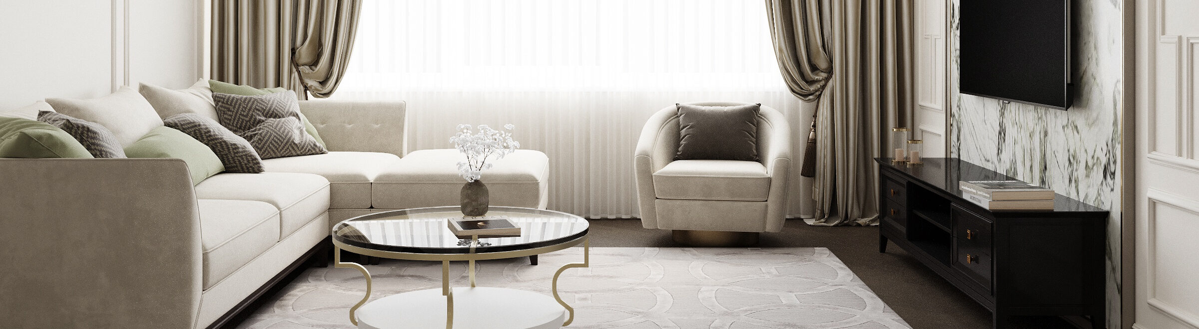 ЖК Лица 104м²公寓装修项目丨бюро ARXY-0