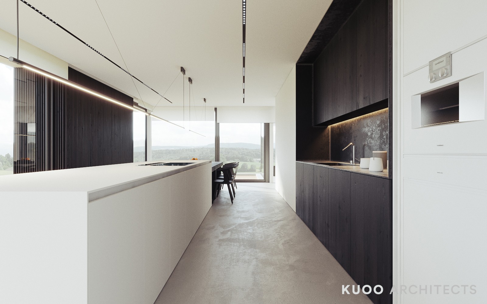 “纯粹的极简” 比利时 220m² 亲子宅 | KUOO ARCHITECTS-11