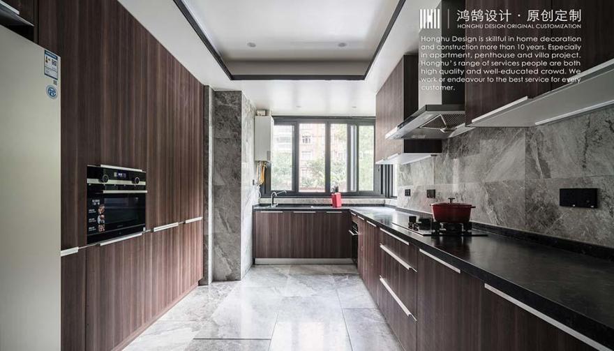 上海鸿鹄设计 | 老两口退休生活空间,花园、全屋木饰面成亮点-24