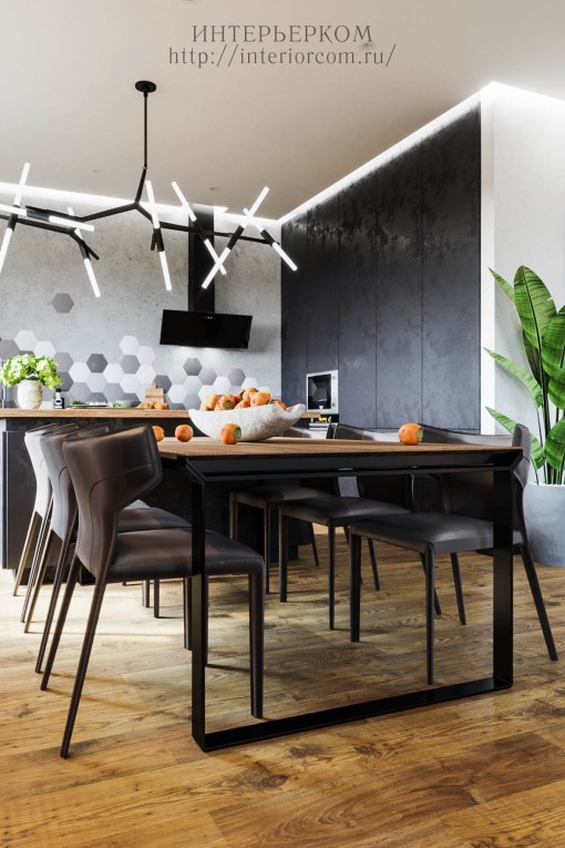 克拉斯诺达尔郊区住宅室内设计丨俄罗斯克拉斯诺达尔丨工作室“Интерьерком”-4