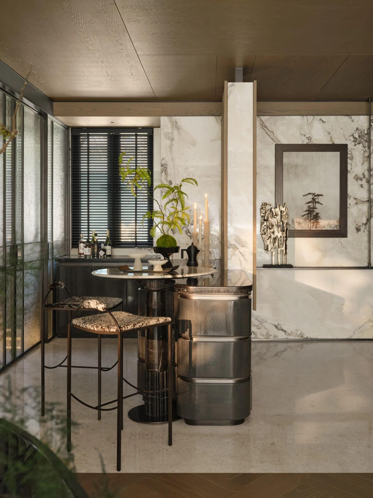 湖北福星惠誉·铂雅府样板间丨中国武汉丨深圳共向设计（室内）,深圳共向美学（软装）-9