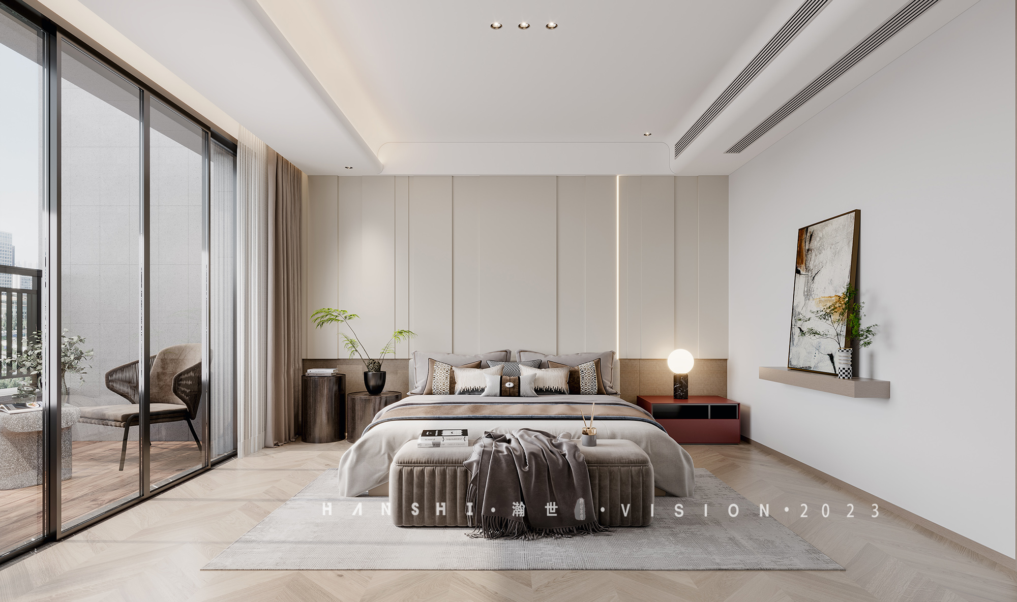 现代家装别墅一瀚世表现-4