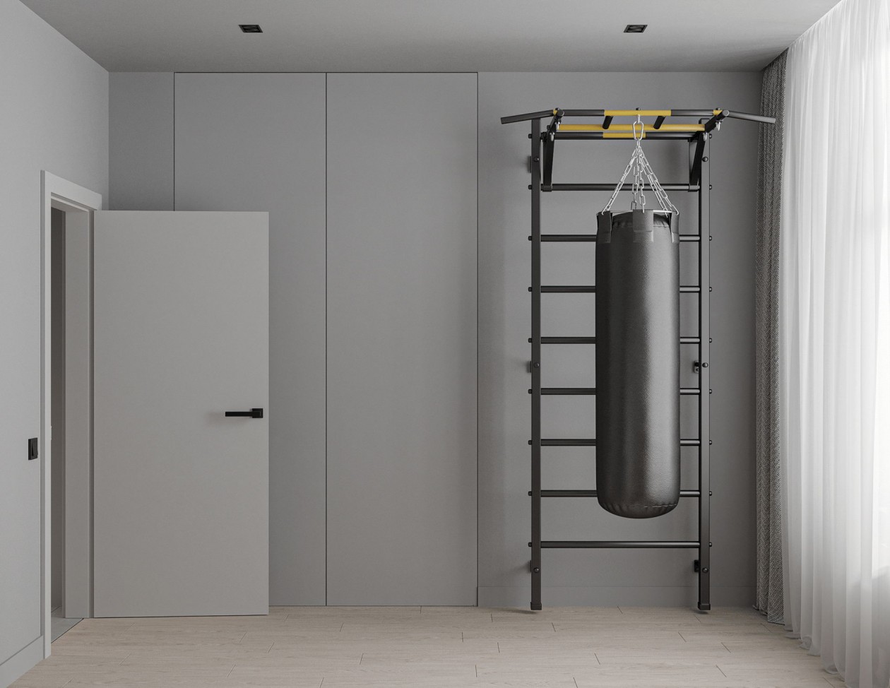 白色系极简风公寓-18