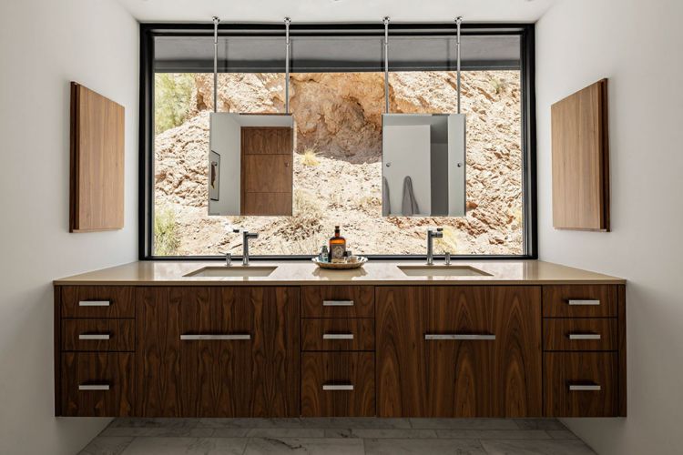 亞利桑那山腰的紅岩住宅：建築與沙漠景觀相互滲透 - WEHOUSE-10