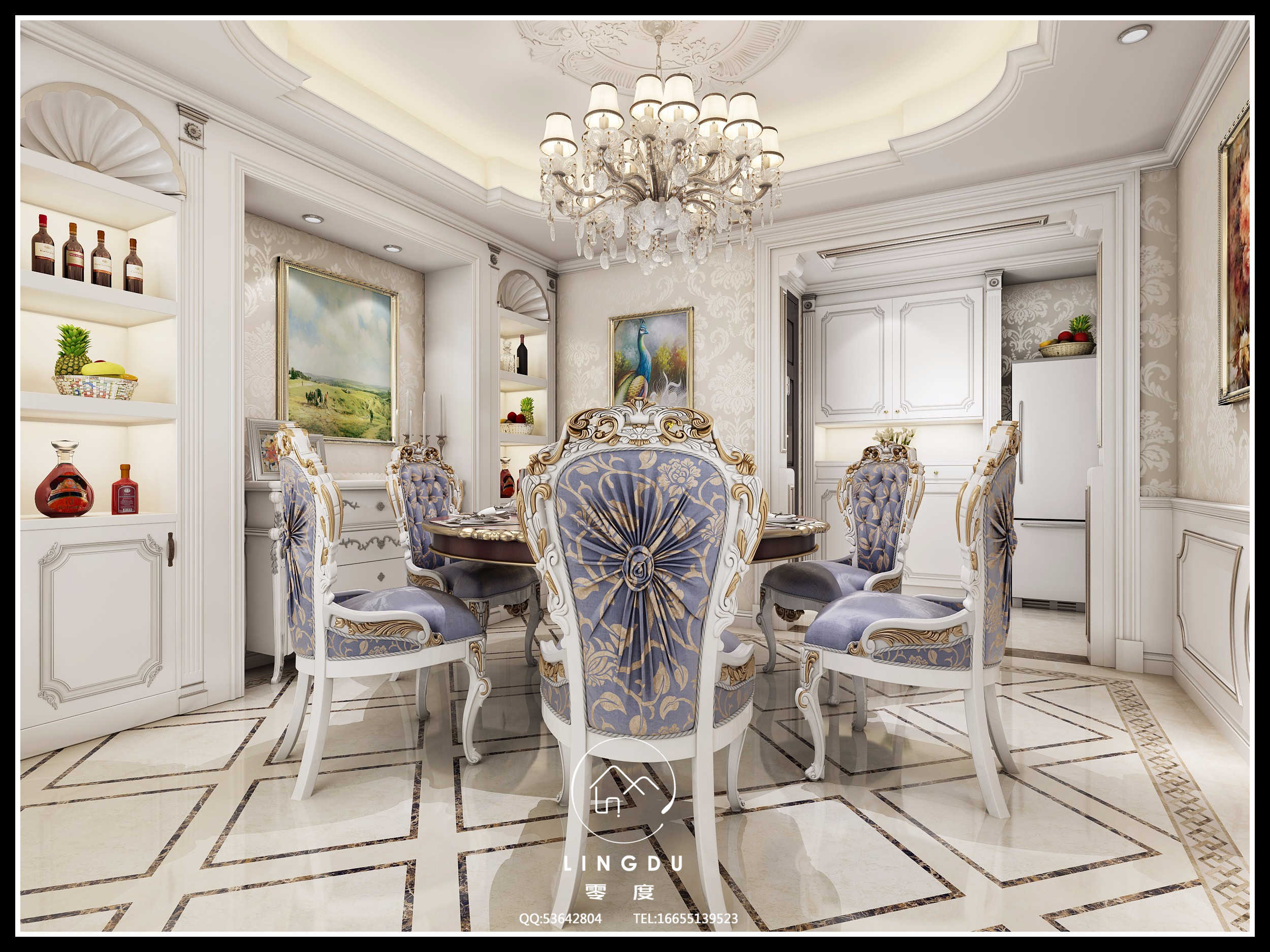 法式客餐厅设计----零度视觉打造优雅空间-7