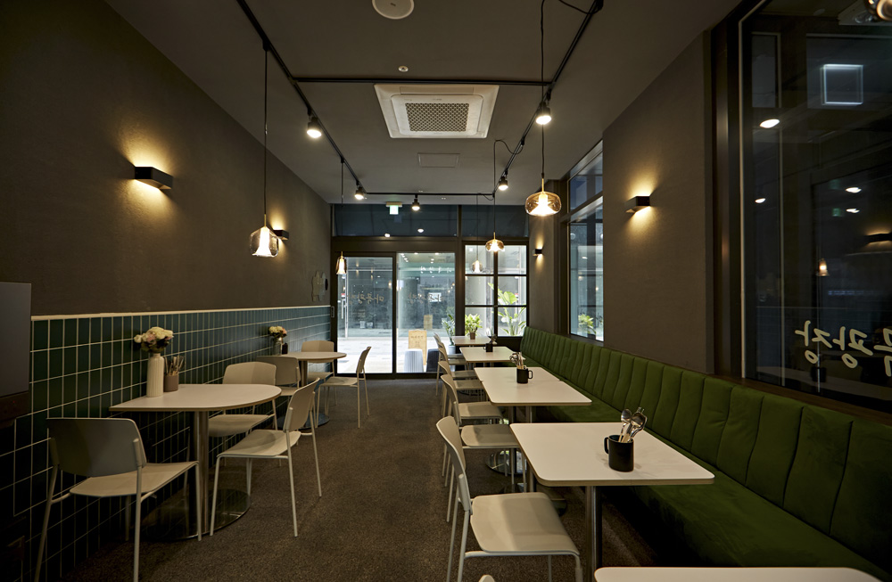 韩式餐厅设计，黑色石材的极致运用-7