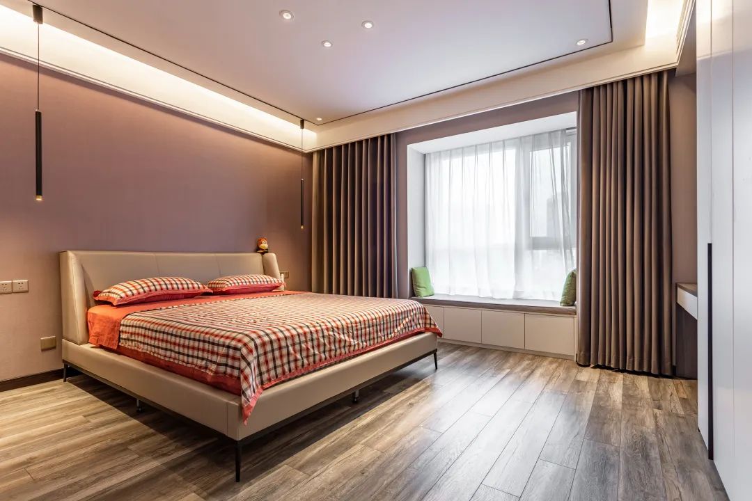 现代轻奢·160 平高级住宅丨梁明-35