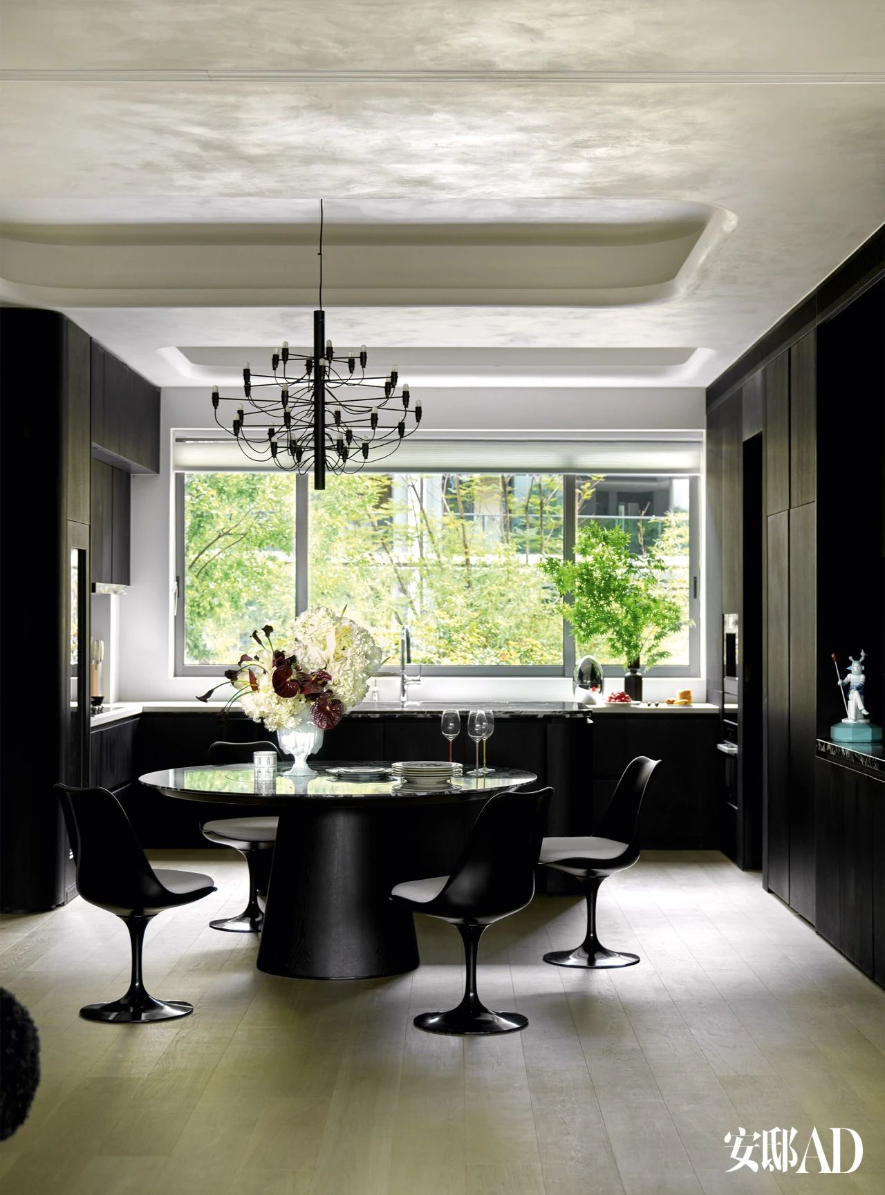 “黑白分明”的美家丨中国重庆丨肆面设计-21