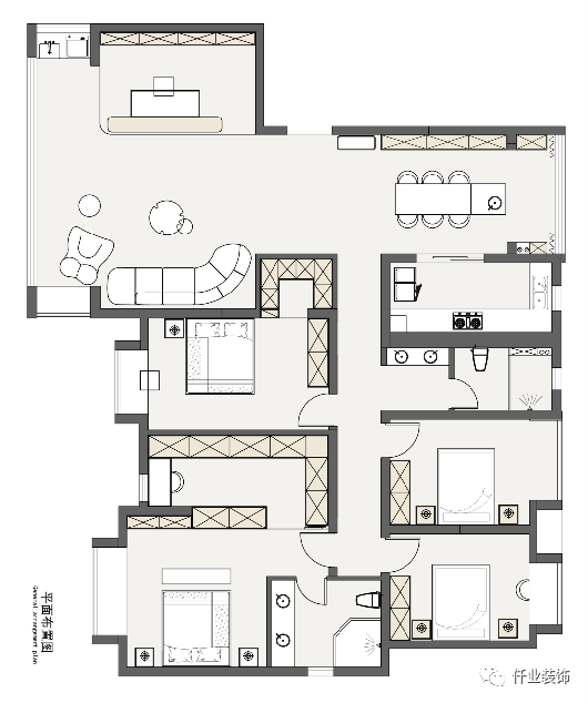 广电光谷家223㎡全案整装设计丨湖北仟业装饰-44