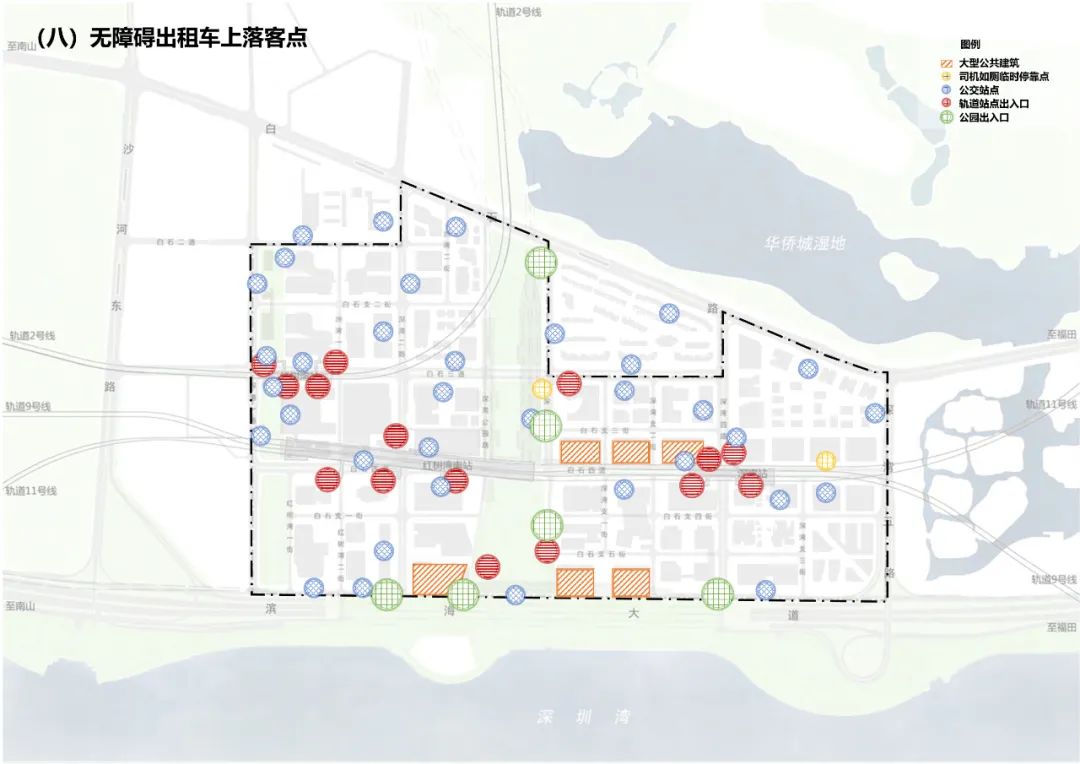 深圳湾超级总部基地夜景灯光,城市意象,无障碍设计丨中国深圳丨深超总指挥部办公室-128