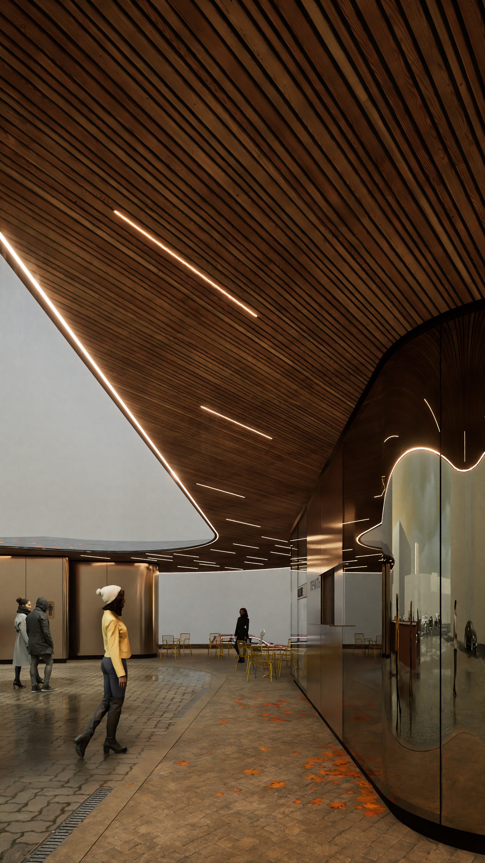 莫斯科公共 pavilion 建筑概念设计-10