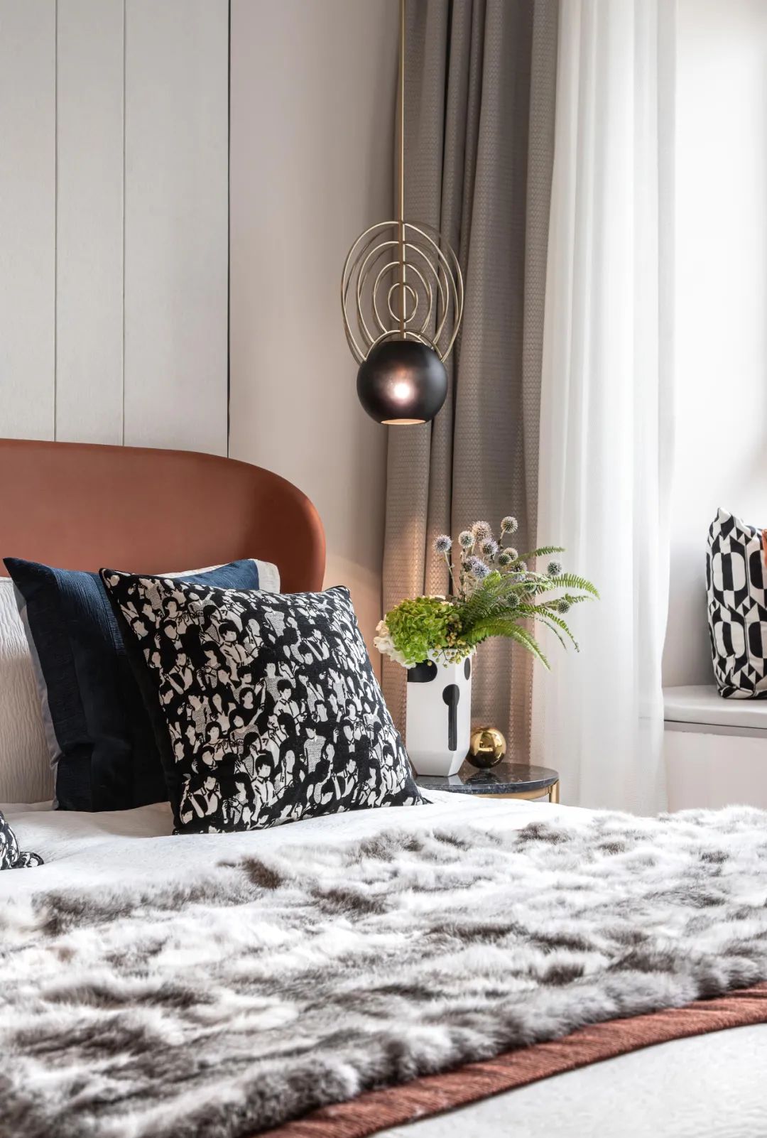 现代时光里的永恒和诗意的住宅样板间-33