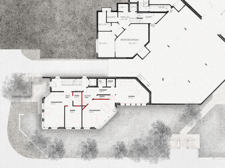 Gamisch Architekten GmbH丨Umbau und Erweiterung Mehrfamilienhaus Zollikon丨瑞士-12