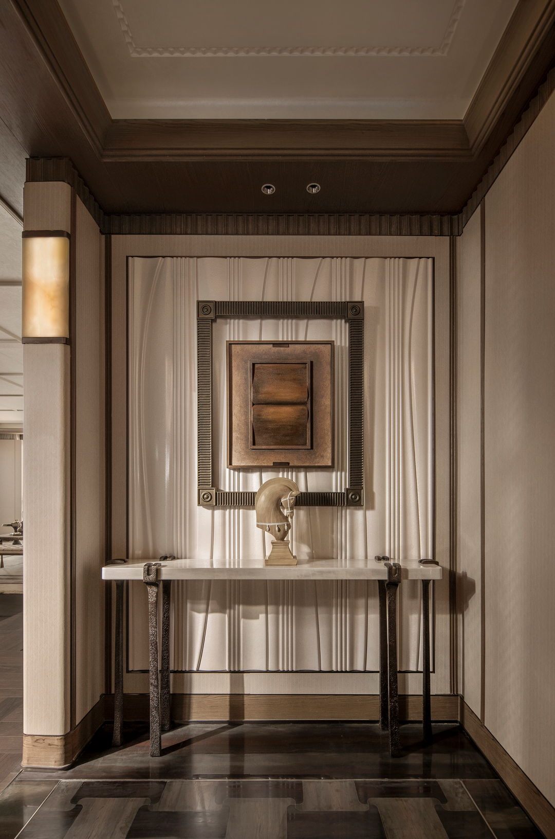 郑州招商・揽阅143户型样板间丨中国河南丨软装设计为元禾大千,未提及硬装设计方-5