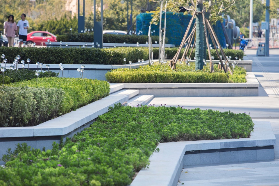 星光璀璨,南信青岛环球金融中心景观设计-53