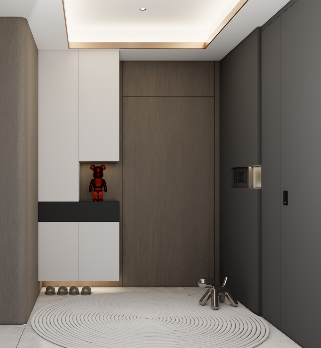 丽园作品｜檀境159㎡：现代家居生活场景的和谐奏鸣-12