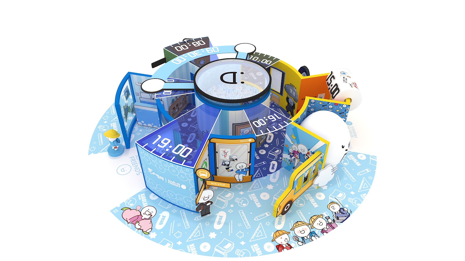 杭州科技城宝龙广场小蓝IP展-9