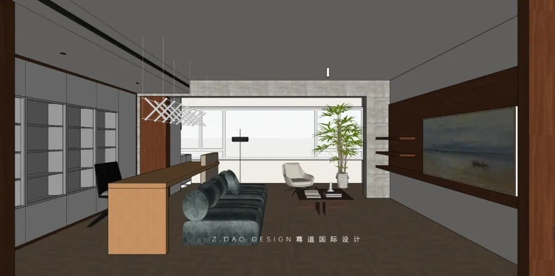 尊道新作|合肥『中央公园岚庭』中古风大平层设计，时光沉淀可持续松弛的家~-46