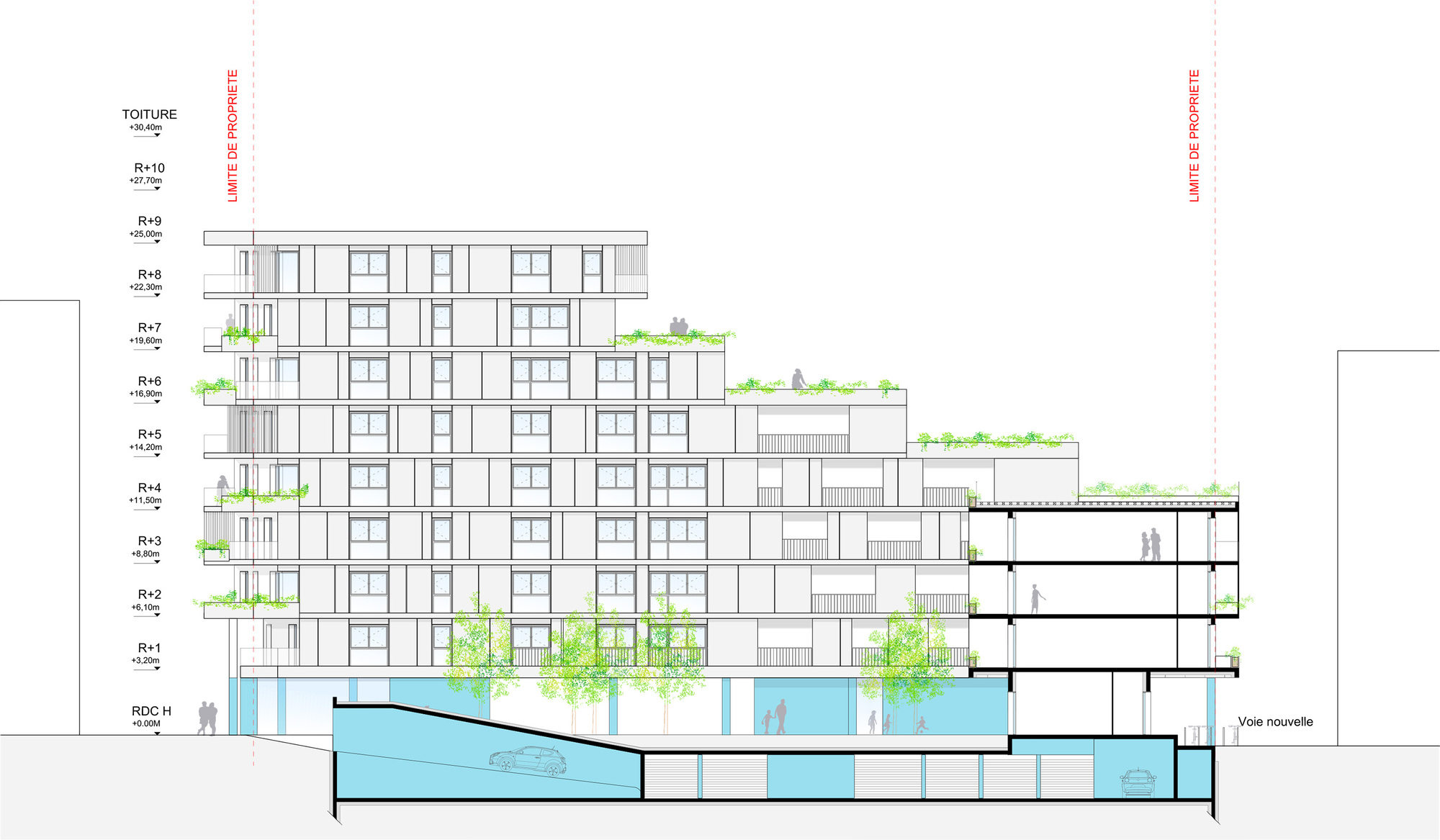 罗莎·帕克斯公寓丨法国第戎丨Hamonic+Masson & Associés-40