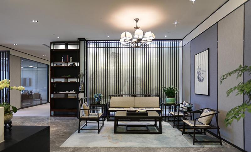 香港 ICC 中投国际控股新中式风格办公空间设计-9