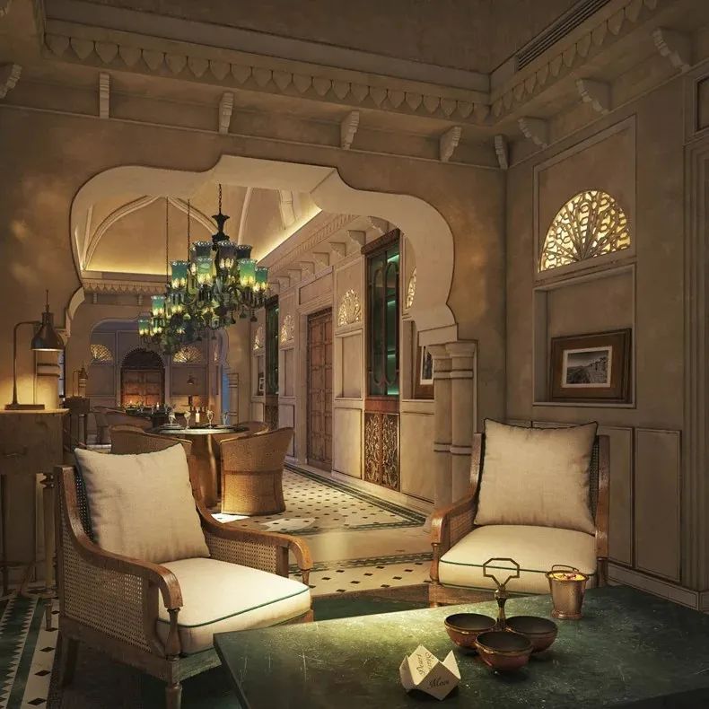 印度伯尔瓦拉堡六善酒店丨墨尔本室内建筑设计工作室Mitchell & Eades-36