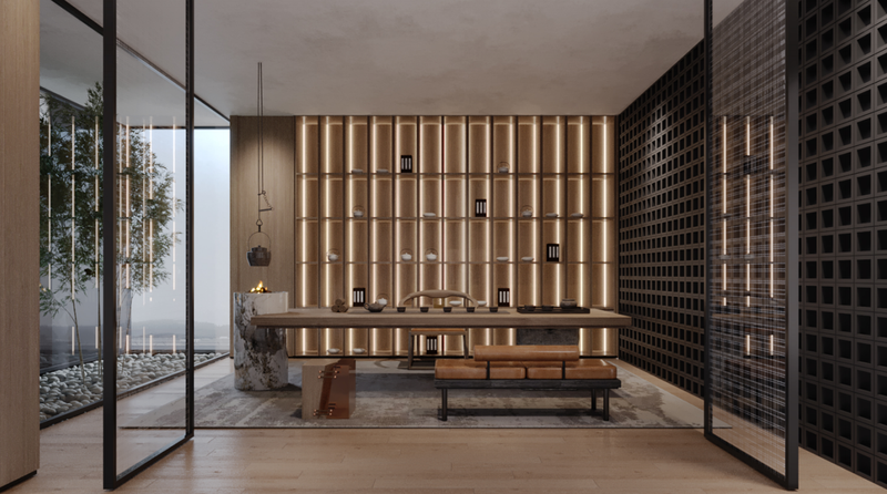 FUROM 高端定制木作总部展厅设计丨H 空间全案设计公司-18