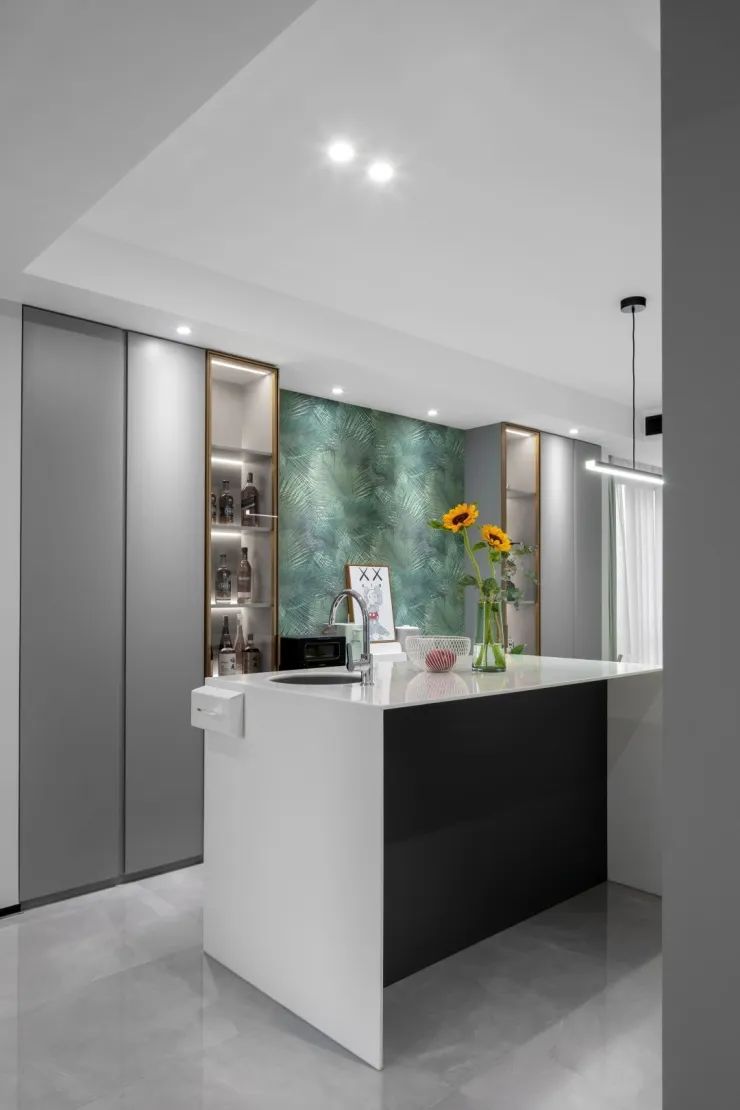 李叶打造 220 平现代家居,展现生活炽热与高级格调-31