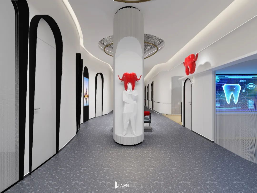 杭州民利口腔西湖店 | 莱恩设计打造现代时尚口腔治疗空间-24