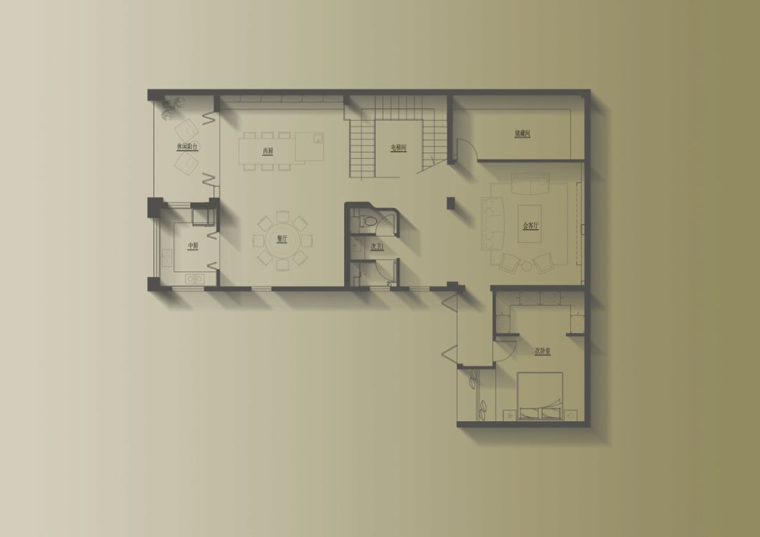 665m²独栋别墅设计丨中国眉山丨清羽设计-147