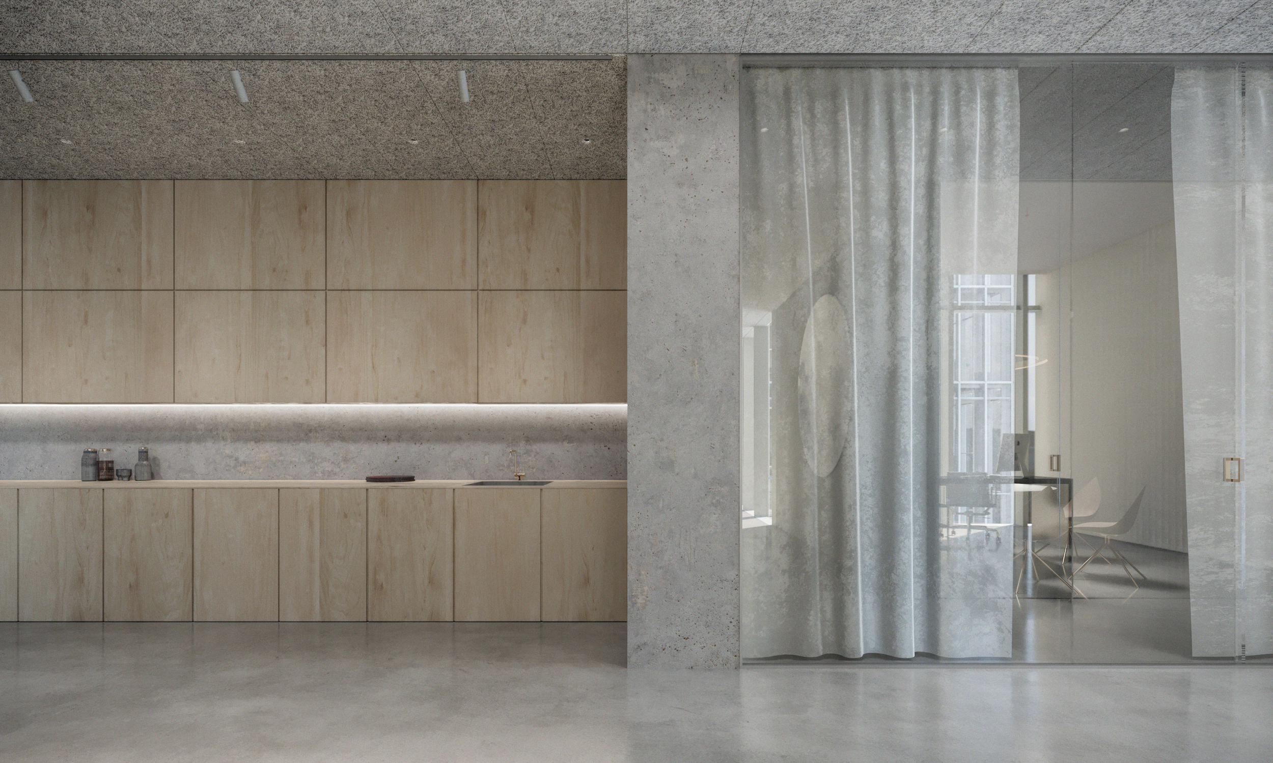 ALCHEMIA 渲染 | 元素视觉化办公室设计-21