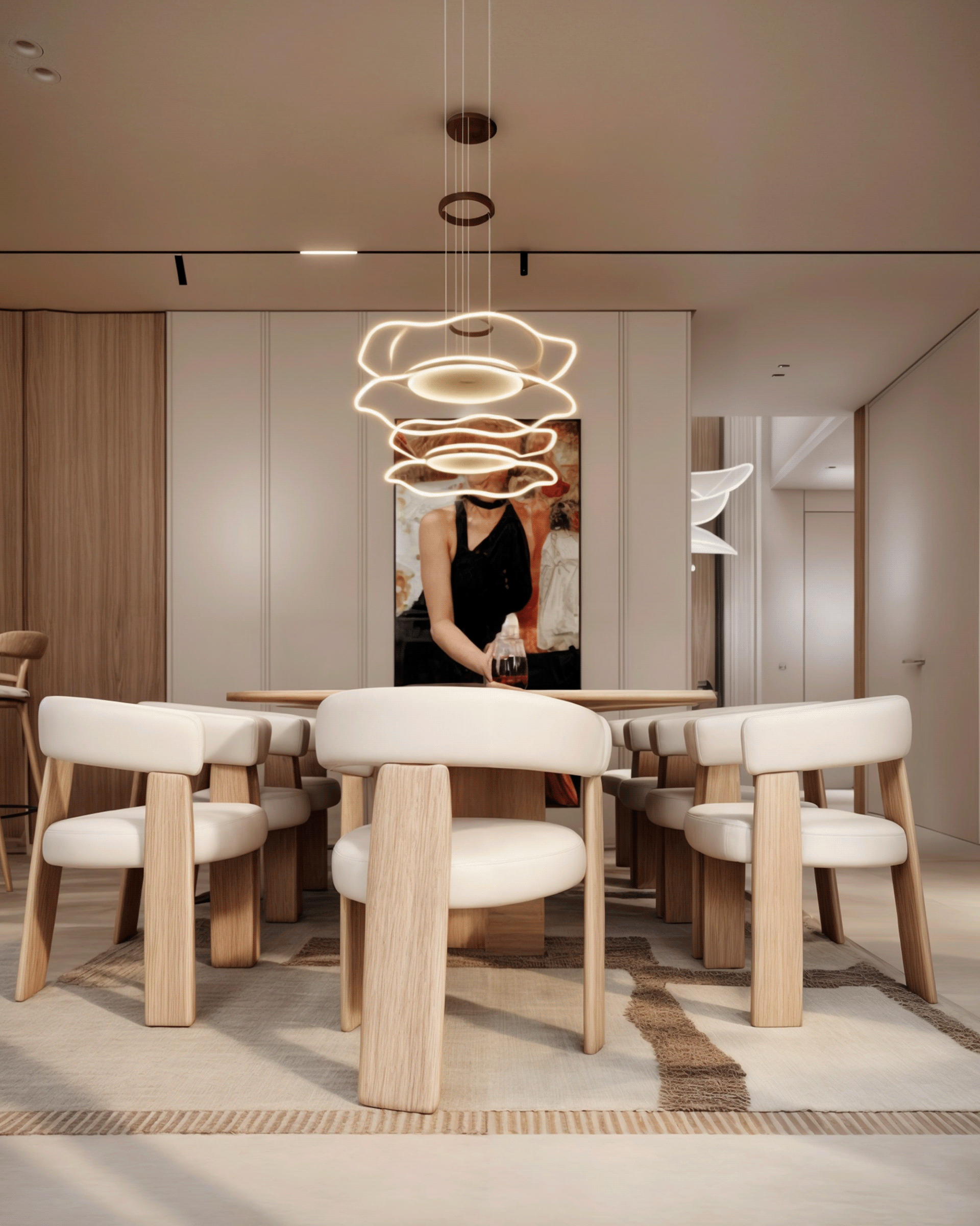 现代温馨客厅-13