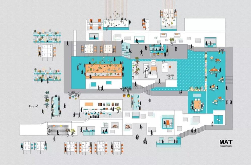 七个小房子 · 高层青年公寓共享中庭改造设计丨柒合（北京）建筑设计有限公司-7