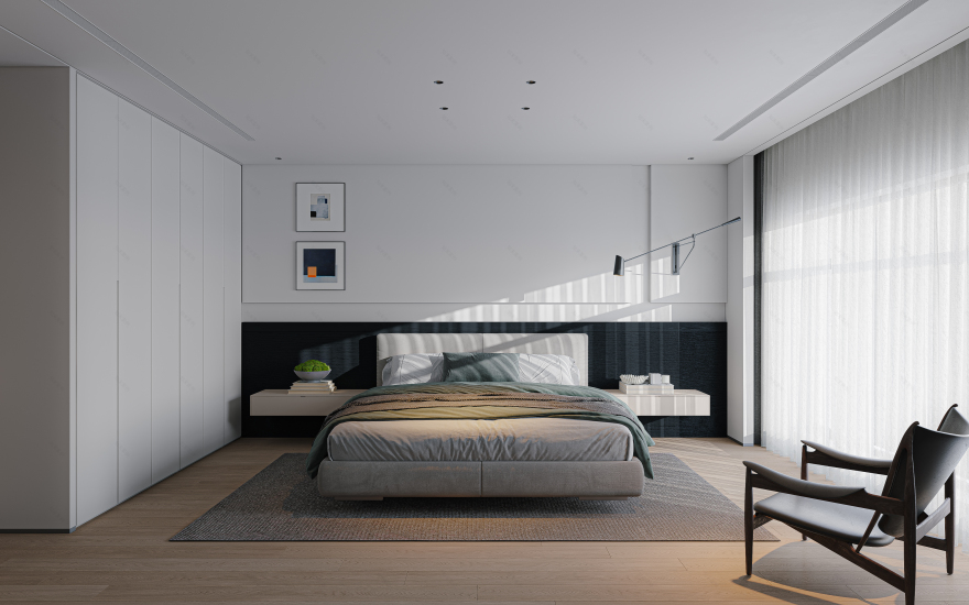 山和院子现代简约别墅-13