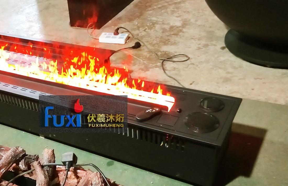 智能家居配饰打造现代音乐雾化壁炉空间-18