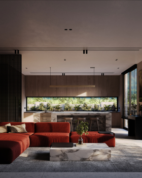 客餐厅丨沙特阿拉伯丨Hosni Arc Studio
