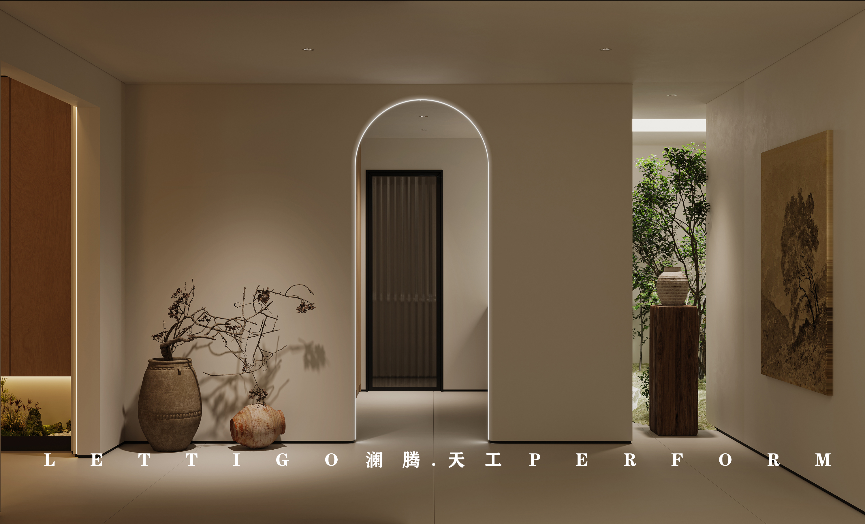 原木风温馨现代别墅，整个空间给人传递舒适的美感-4