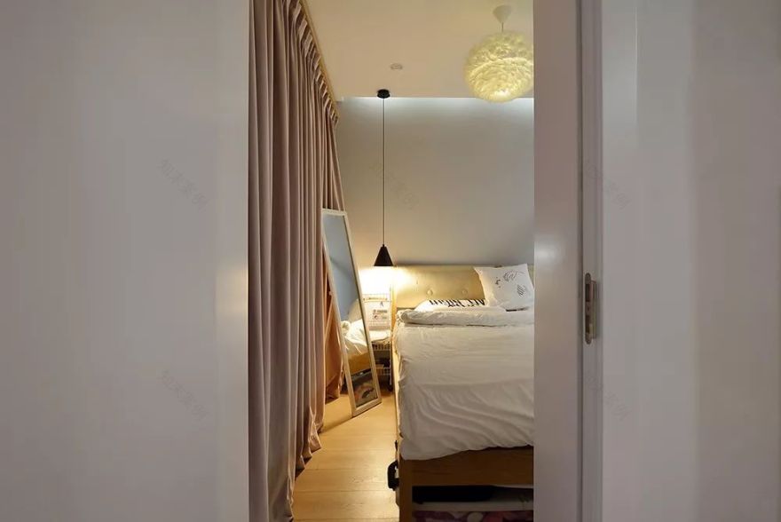 48㎡带阁楼老房改造,一室巧改三室,这设计服了!-24