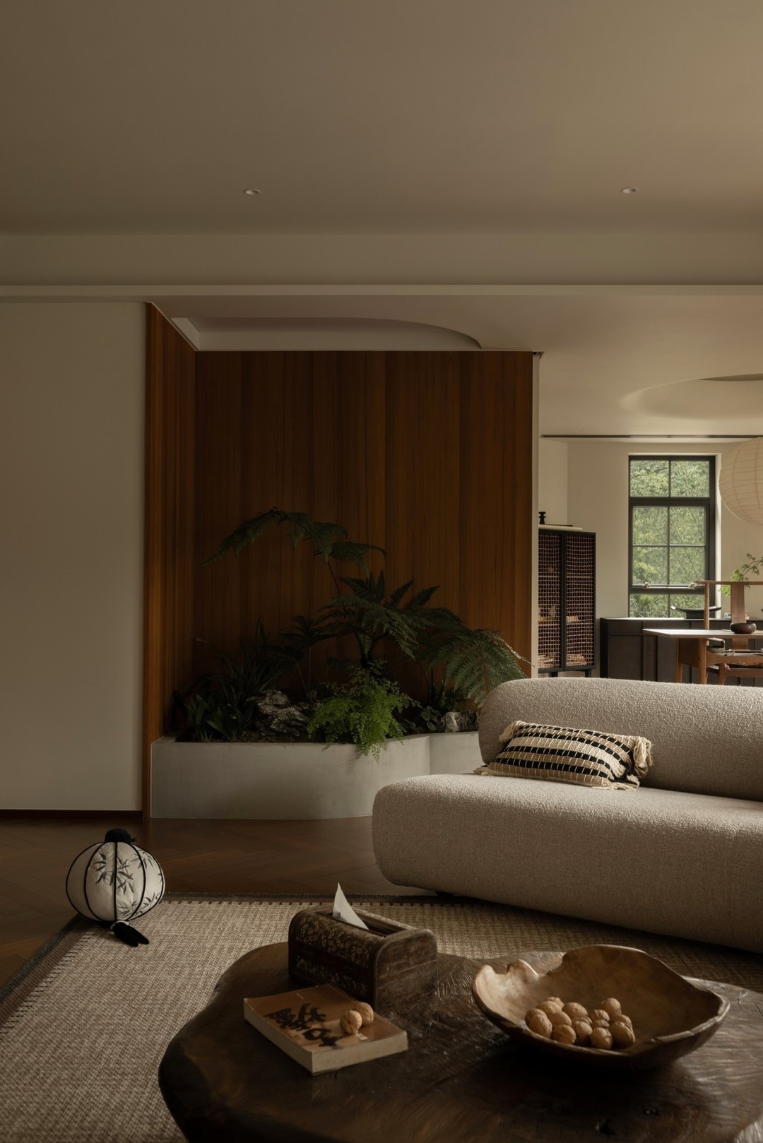 拾光悠然设计  移步异景的东方美学独居住宅设计-17