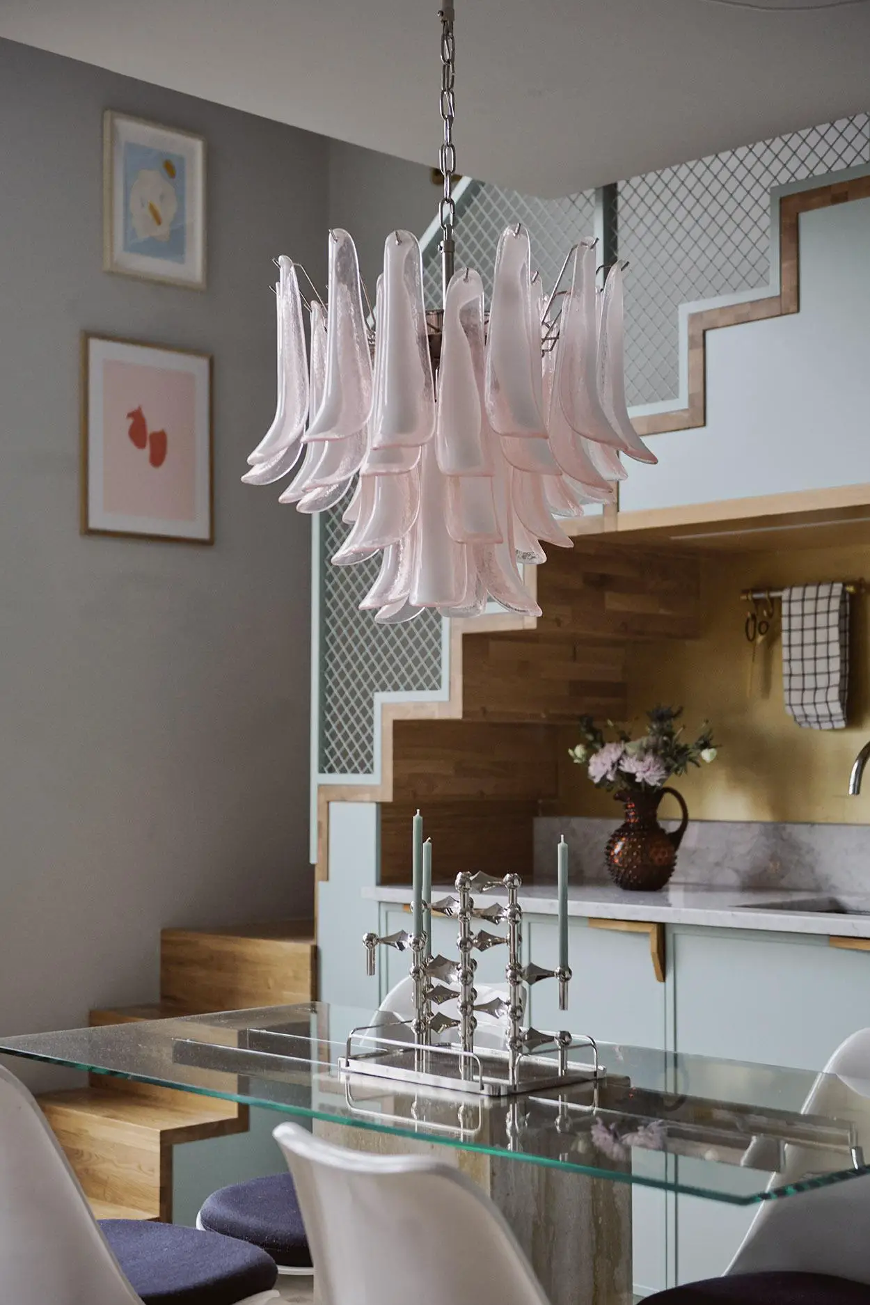 瑞典 47m2 色彩鲜艳的复式公寓设计-2