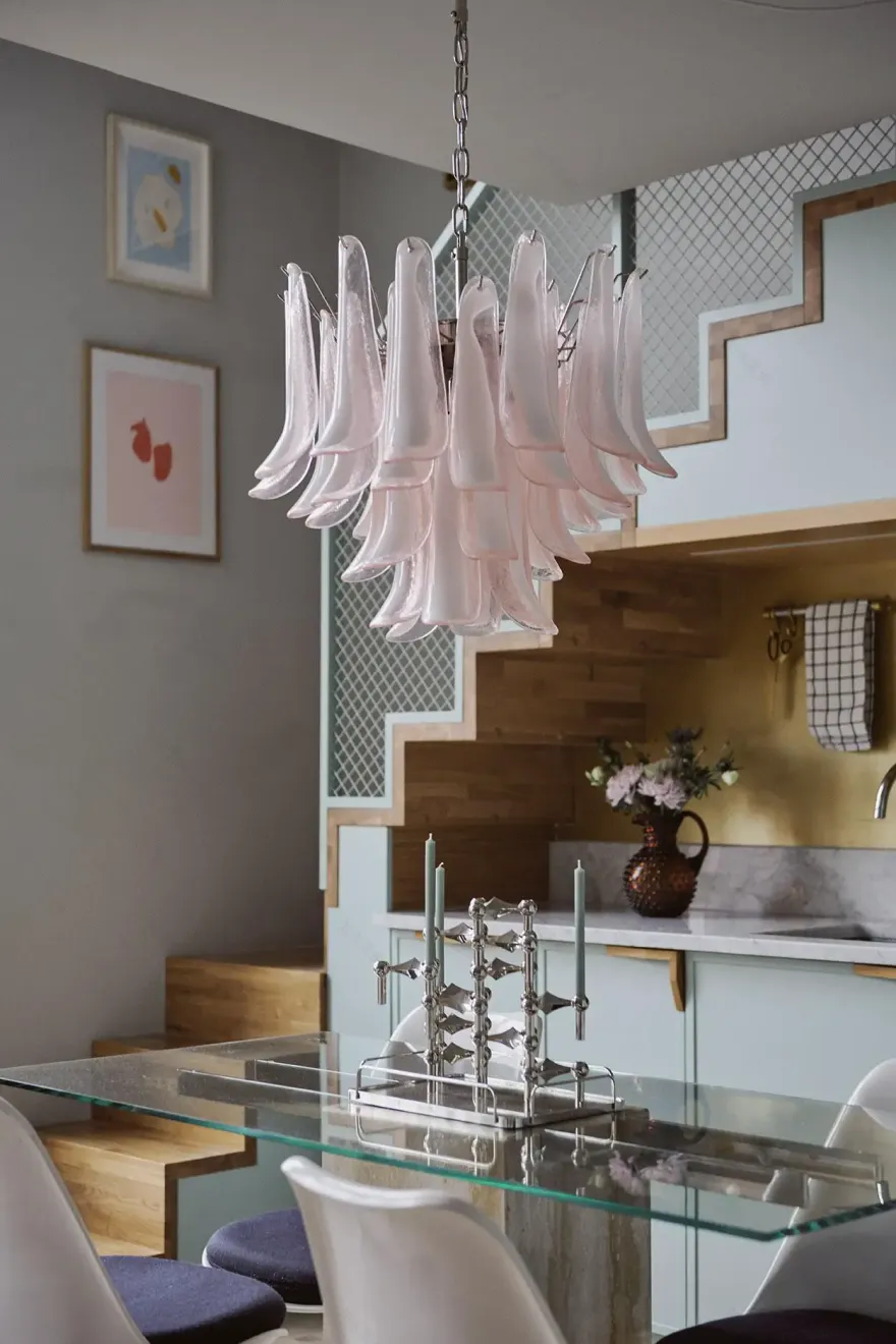 瑞典 47m2 色彩鲜艳的复式公寓设计-2