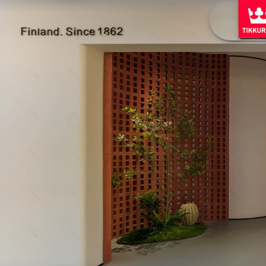 胡同儿“艳遇”,芬琳漆涂料展厅丨北京奈凡设计事务所-7