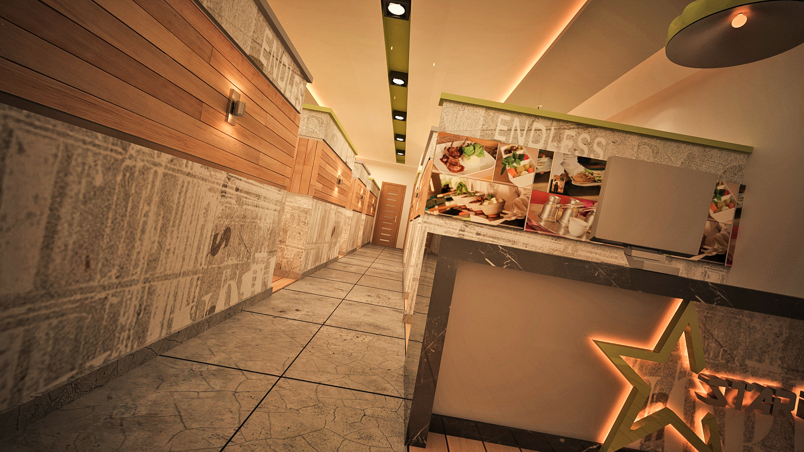Modern Fast- Food Shop-9