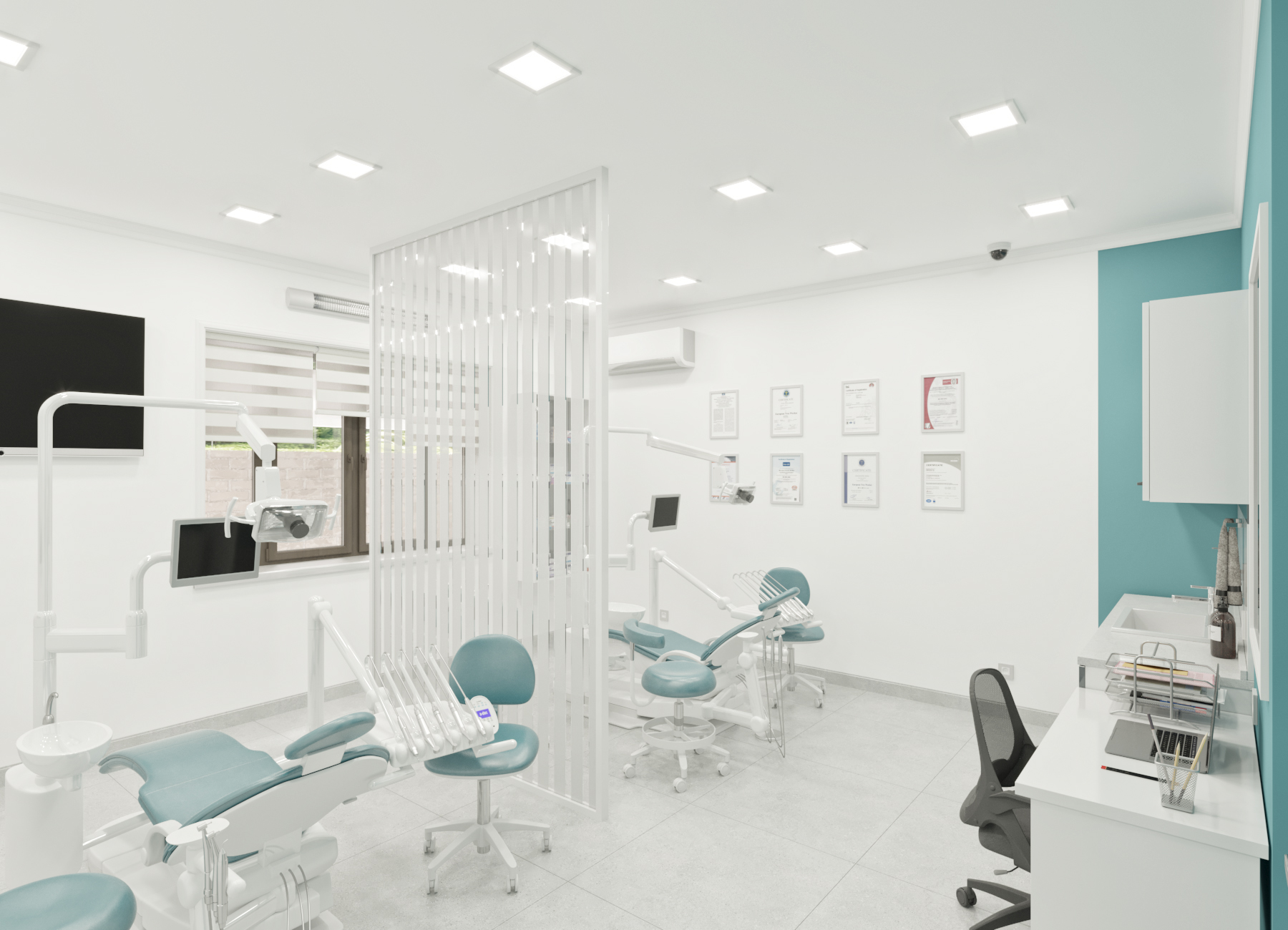 Dental Clinic - dental clinic interior design-28