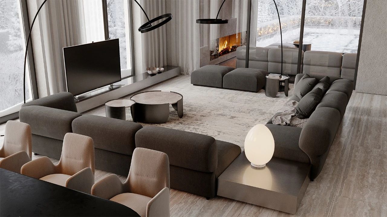 俄罗斯简约优雅公寓设计丨VERITY DESIGN-83