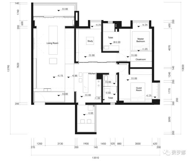 【周六案例放送】把自宅设计成「极简高级灰」，怎么看都不过时 | 费罗娜水泥砖-3