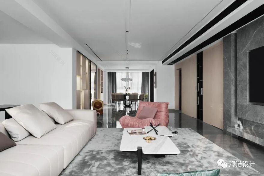 逐光而居 · 台州天和壹号现代极简设计丨中国台州丨观诺设计-17