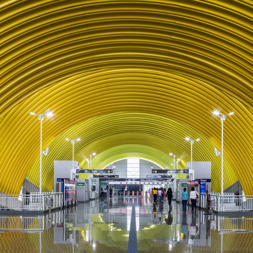 巴西萨尔瓦多地铁二号线 | 融合自然与文化的现代交通枢纽-15